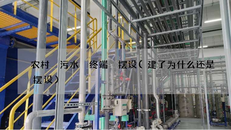 农村 污水 终端 摆设(建了为什么还是摆设)